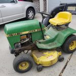 John Deere 111 riding mower 150x150 Vintage John Deere 111 38 inch riding lawn mower for sale