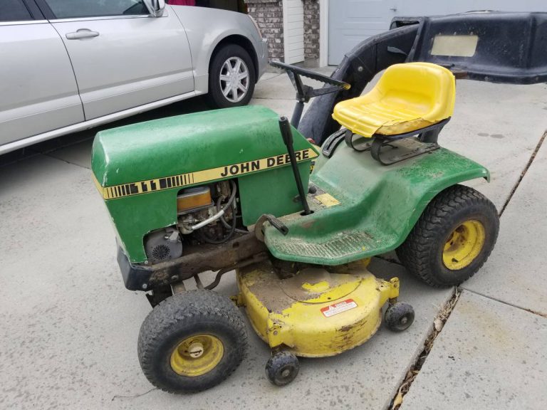 Vintage John Deere 111 38inch riding lawn mower for sale RonMowers