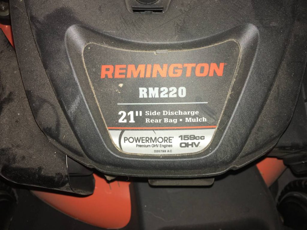Remington RM220 21Inch Self propelled Electric Start Lawn Mower