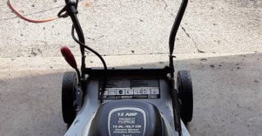 Used Task Force 12 Amp 18 inch cut electric lawn mower 4 375x195 Used Task Force 12 Amp 18 inch cut electric lawn mower