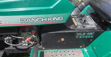 ranch king 13AM670G206 1 375x195 Ranch King 42 Inch Riding Lawn Mower 13AM670G206 with Bagger