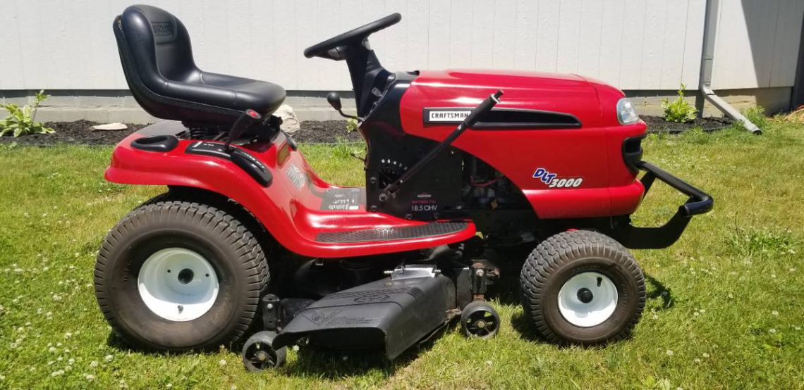 red craftsman push mower