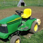 John Deere 335 Lawn Tractor 4 150x150 John Deere 335 20HP 54 inch deck Riding Lawn Mower for Sale