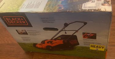 BEMMW213 Electric Corded Lawn Mower 1 375x195 New in The Box Black and Decker BEMW213 Electric Corded Lawn Mower