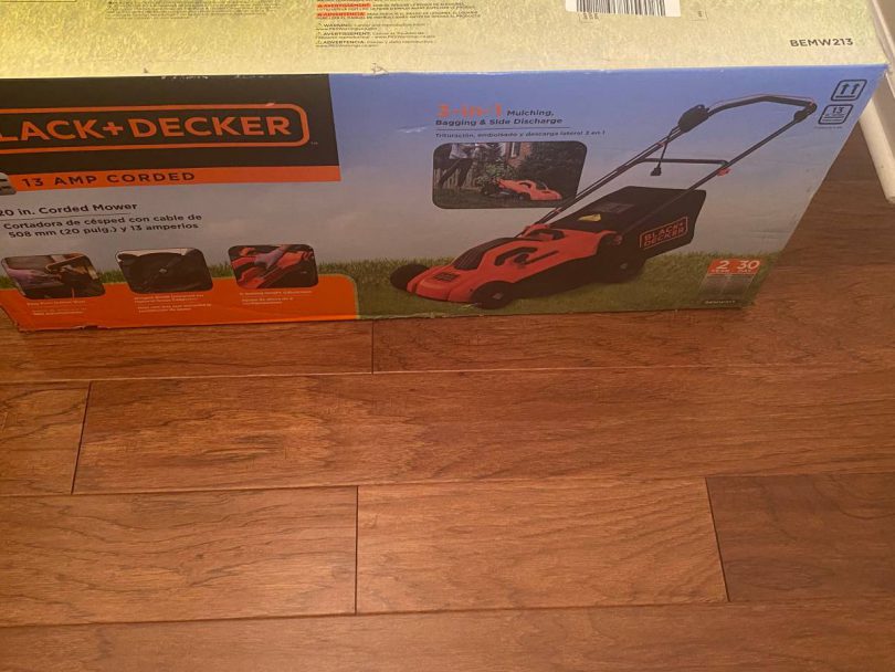 BEMMW213 Electric Corded Lawn Mower 2 810x608 New in The Box Black and Decker BEMW213 Electric Corded Lawn Mower
