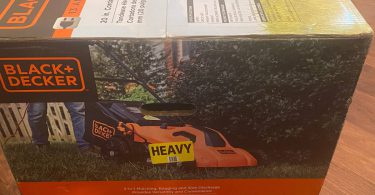 BEMMW213 Electric Corded Lawn Mower 4 375x195 New in The Box Black and Decker BEMW213 Electric Corded Lawn Mower