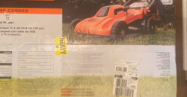 BEMMW213 Electric Corded Lawn Mower 5 375x195 New in The Box Black and Decker BEMW213 Electric Corded Lawn Mower