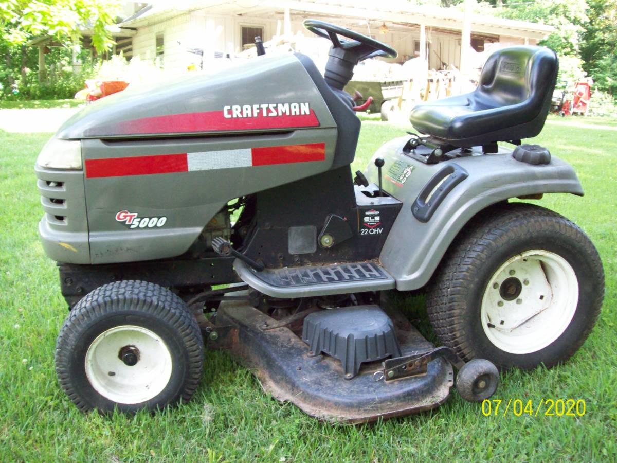 Craftsman Gt5000 Mower Deck At Craftsman Tractor