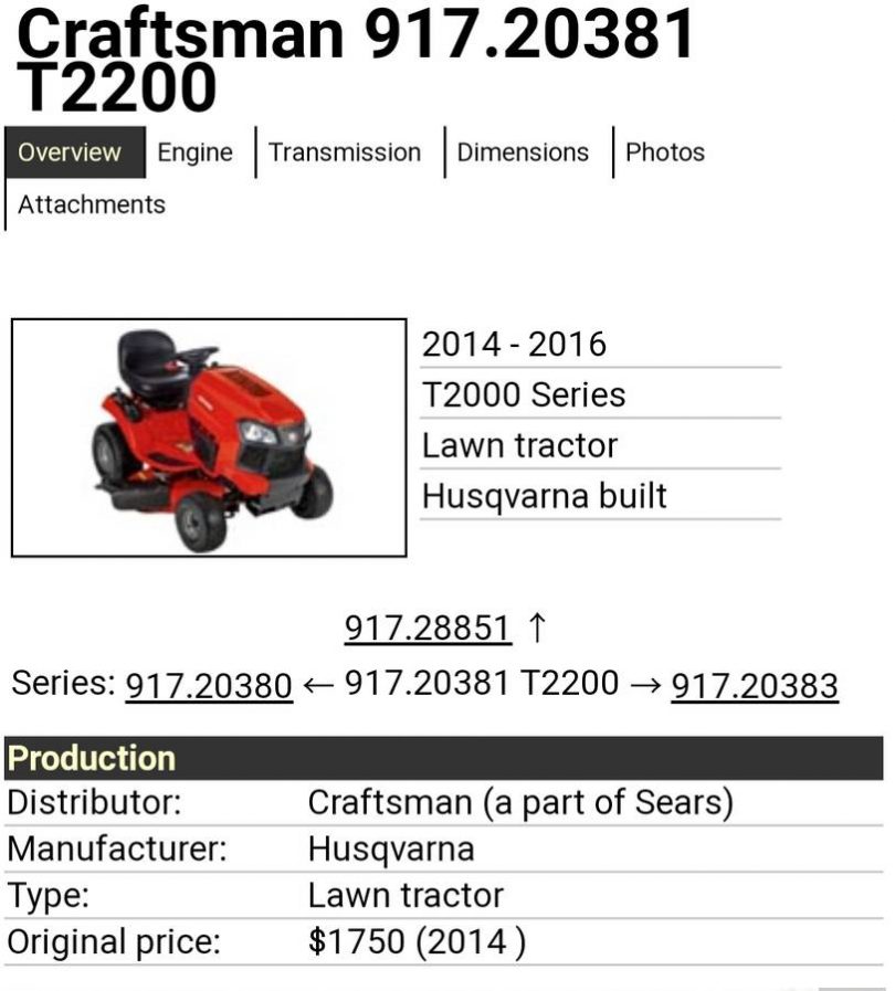 Craftsman T2200 Riding Lawn Mower 05 810x897 2015 Craftsman T2200 riding lawn mower with 2 bag for sale