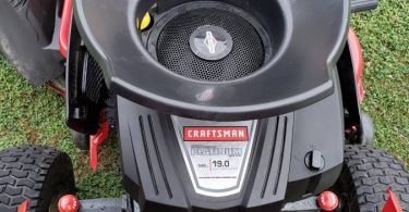 Craftsman T2200 Riding Lawn Mower 06 375x195 2015 Craftsman T2200 riding lawn mower with 2 bag for sale