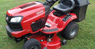 Craftsman T2200 Riding Lawn Mower 10 375x195 2015 Craftsman T2200 riding lawn mower with 2 bag for sale