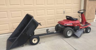 Honda HT R 3009 Riding Lawn Mower. 3 375x195 Used Honda HTR 3009 Riding Lawn Mower with Dump Trailer for Sale