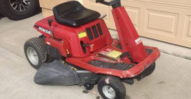 Honda HT R 3009 Riding Lawn Mower. 4 375x195 Used Honda HTR 3009 Riding Lawn Mower with Dump Trailer for Sale