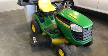 John Deere E110 2018 5 375x195 John Deere E110 2018 Riding Lawn Mower for Sale