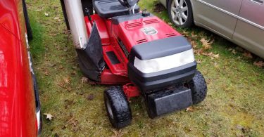 Murray 13 hp 38 inch riding mower 01 375x195 Murray 13 hp 38 inch riding lawn mower with bagger and snowblower