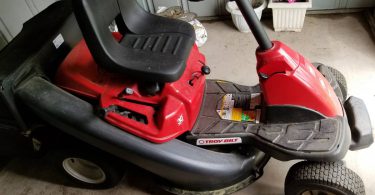 Troy Bilt TB30 Riding Lawn Mower with double bagger 2 375x195 2019 Troy Bilt TB30 R Riding Lawn Mower with double bagger
