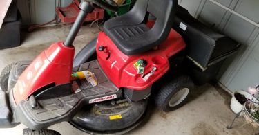 Troy Bilt TB30 Riding Lawn Mower with double bagger 3 375x195 2019 Troy Bilt TB30 R Riding Lawn Mower with double bagger