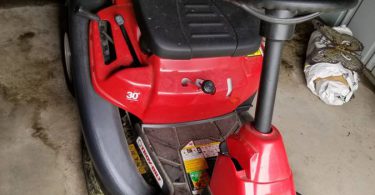 Troy Bilt TB30 Riding Lawn Mower with double bagger 4 375x195 2019 Troy Bilt TB30 R Riding Lawn Mower with double bagger