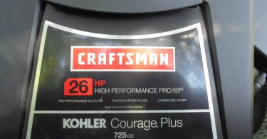 Craftsman GT5000 26 HP 54 inch Deck Riding Mower 14 375x195 Craftsman GT5000 26 HP 54 Deck Riding Mower