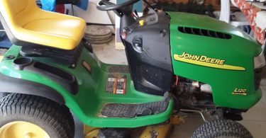 John Deere L120 375x195 2003 John Deere L120 riding lawn mower for sale