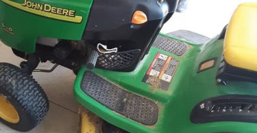 used John Deere L120 375x195 2003 John Deere L120 riding lawn mower for sale