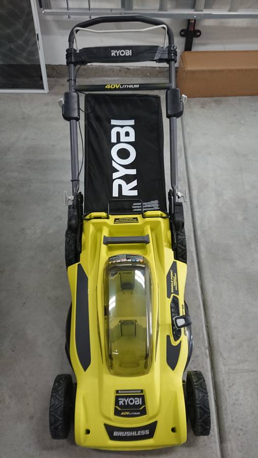 00P0P 7wjvd7dvkFl 0CI0lM 1200x900 Preowned Ryobi RY401011 40V 20 inch Brushless Electric Lawn Mower