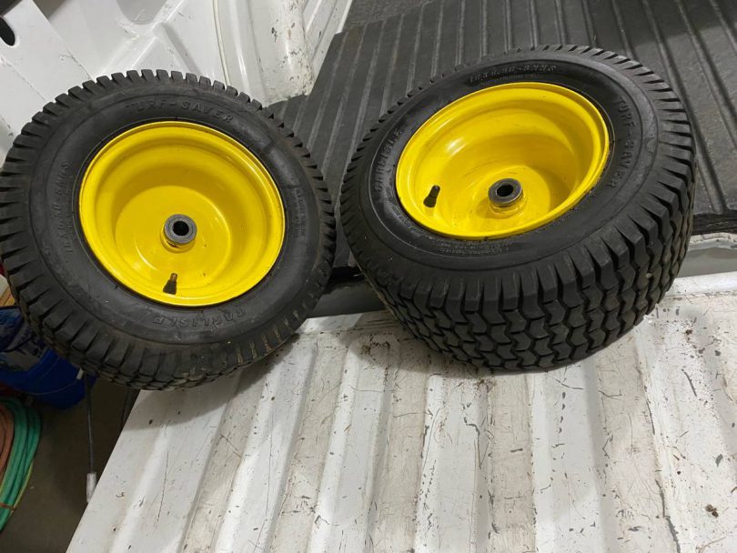 16x6 50 8 carlisle front tires wheels ronmowers
