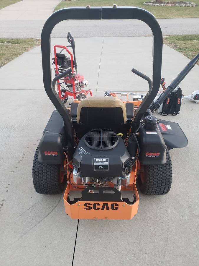 00z0z 6Bz6XJX5L0 0t20CI 1200x900 2019 Scag SFZ52 24KT Riding Mower and sthil lawn equipment   $5,250