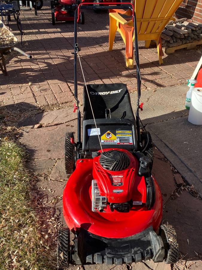 00909 cMrqBmAlRaBz 0t20CI 1200x900 Used Troy Bilt TB110 push lawn mower for sale