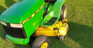 01313 9fHRKMJ9jAt 0lM0t2 1200x900 375x195 Used John Deere LX188 riding lawn mower for sale