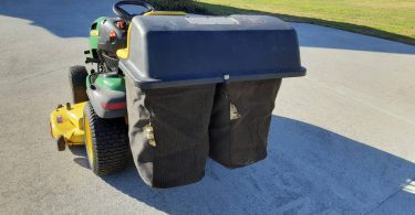00000 izFEmnjmY8xz 0CI0t2 1200x900 375x195 54 Inch John Deere LA 175 Riding Lawn Mower with power bagger