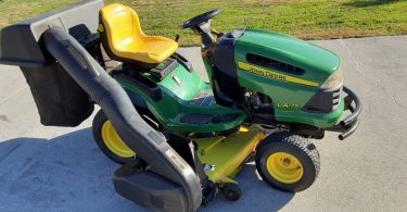 00r0r g1AZFhDYtW7z 0CI0t2 1200x900 375x195 54 Inch John Deere LA 175 Riding Lawn Mower with power bagger