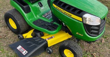 00v0v lr45h2Swwpvz 0wF0Hy 1200x900 375x195 Like New 2020 John Deere E140 Riding Lawn canopy included