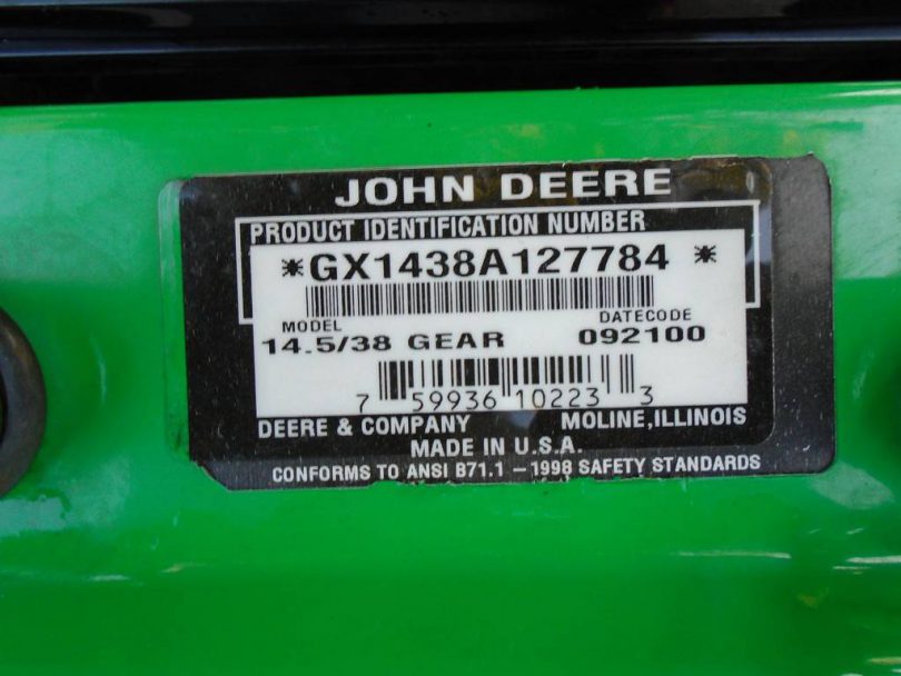 00000 1aSSSORDQeEz 0gw0co 1200x900 810x608 2000 John Deere Sabre 14.5/38 Gear riding lawn mower for sale