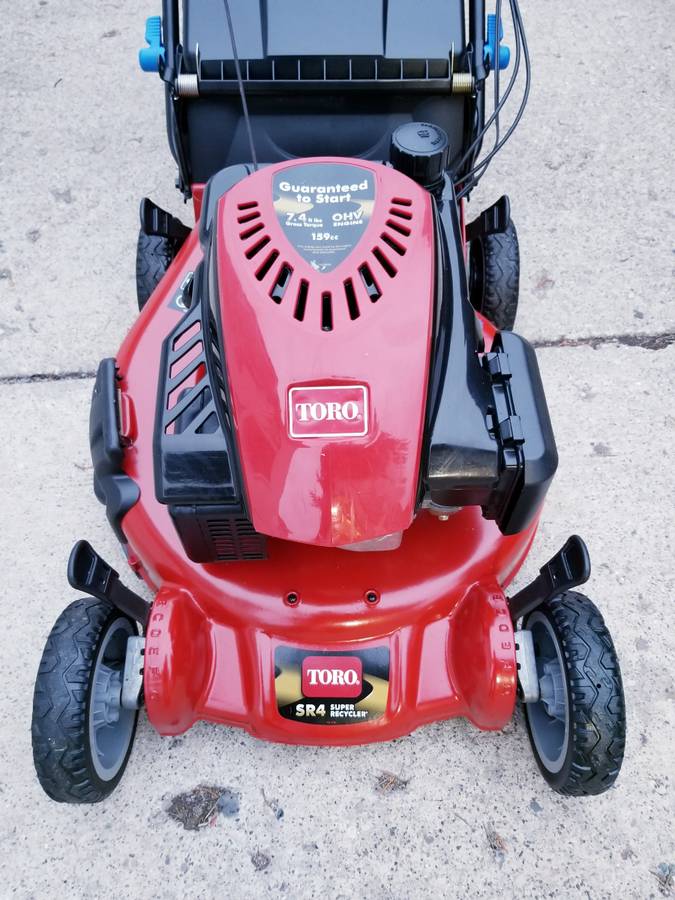 Toro SR4 super recycle personal pace self propelled lawnmower RonMowers