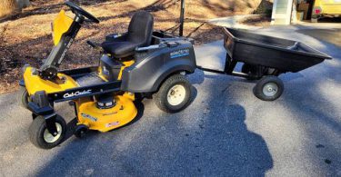 00U0U 7IBZDki3t5cz 0az07W 1200x900 375x195 Cub Cadet RZT S 42 Electric Riding mower and trailer