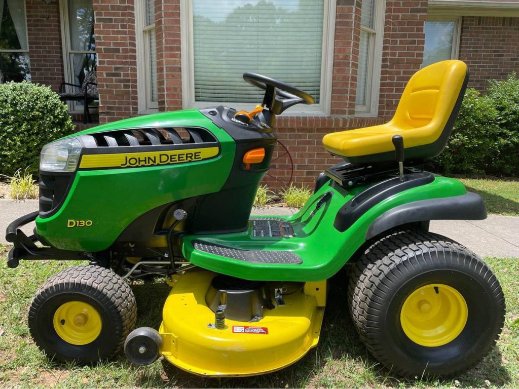 John Deere D130 Automatic Riding Lawn Mower for Sale RonMowers