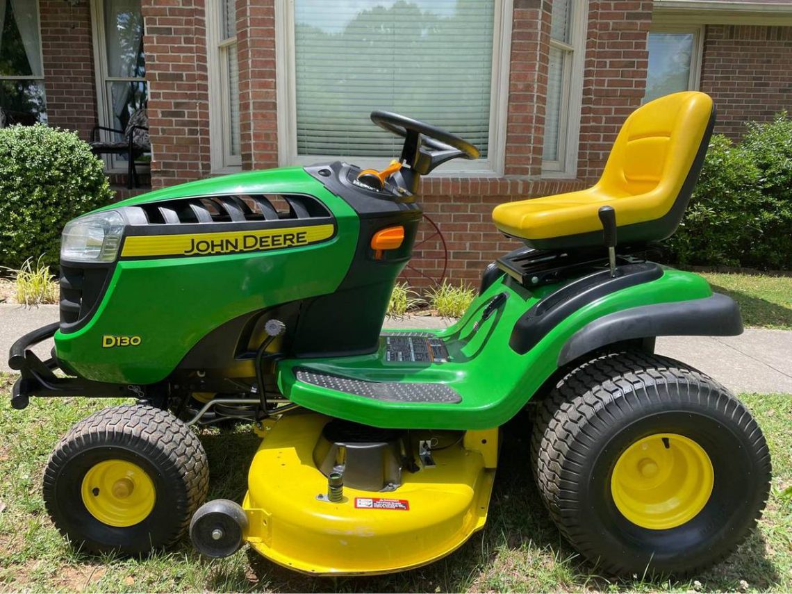 John Deere D130 Automatic Riding Lawn Mower for Sale RonMowers
