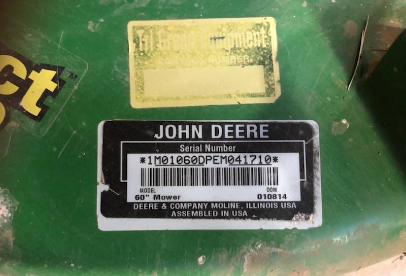 00D0D bo1Yq3IiI2Kz 0cU08M 1200x900 John Deere Autoconnect 60D Mower Deck for Sale