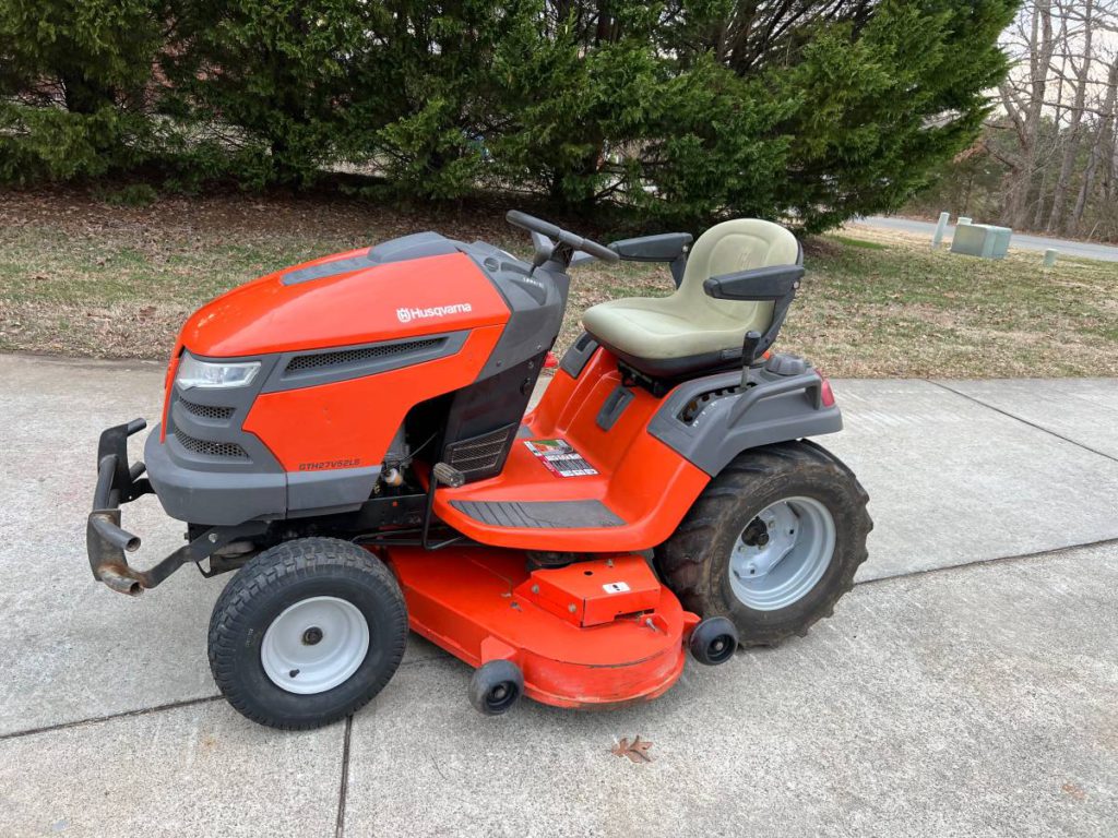 Husqvarna Riding Lawn Mower GTH27V52LS with 52” deck RonMowers
