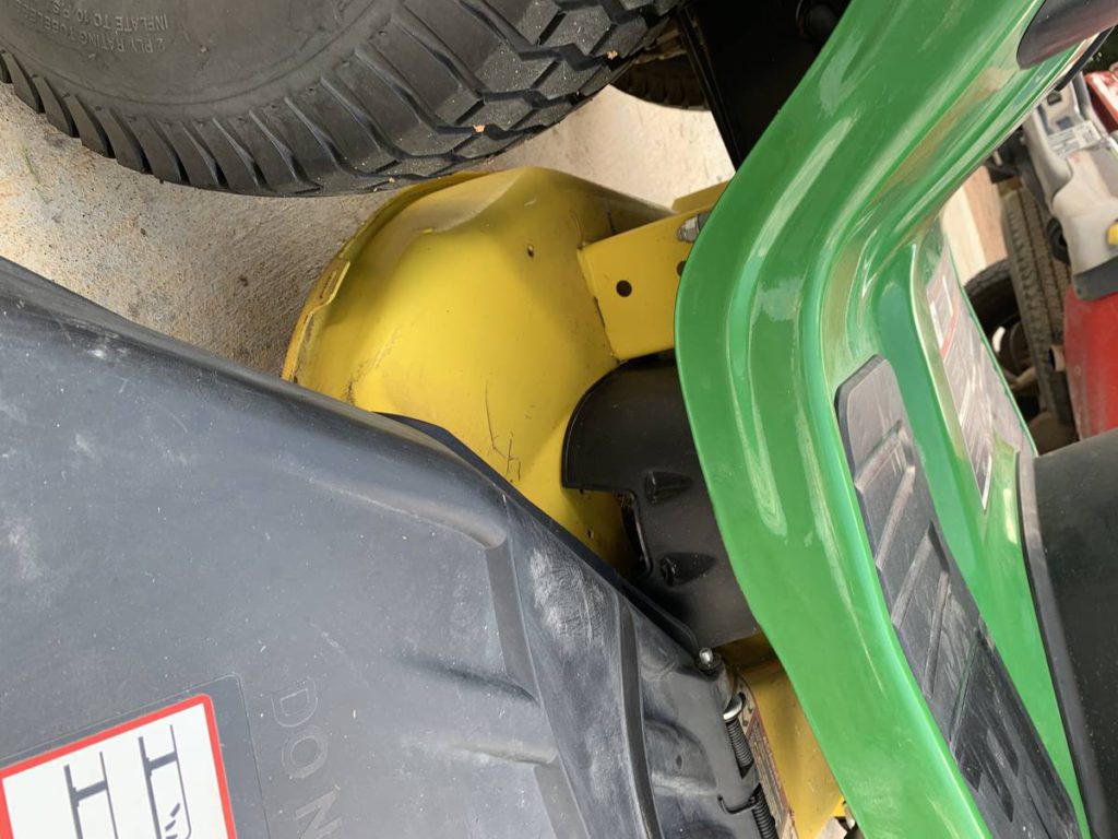 Very low hours 2018 John Deere e120 riding mower for sale - RonMowers