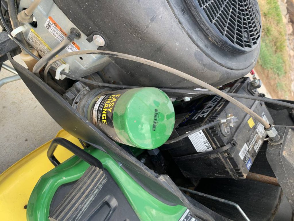 Very low hours 2018 John Deere e120 riding mower for sale - RonMowers