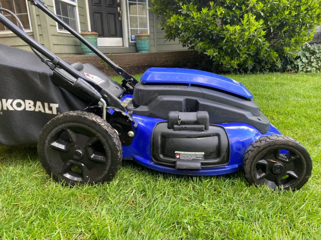 Kobalt KM210 21" Corded Electric Lawn Mower with Rear Bag RonMowers
