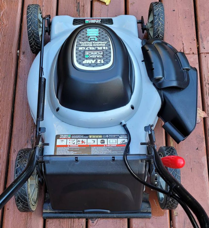 00C0C bDclWXAl3cB 0qD0t2 1200x900 810x884 TASK FORCE 18 inch Corded 2 in 1 Electric Mower for Sale