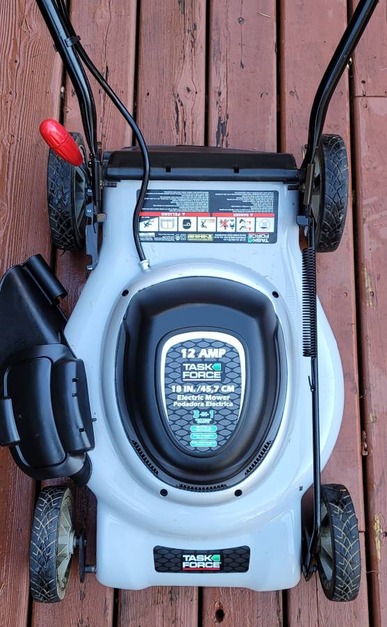 00H0H hehuPtnEnN6 0hX0t2 1200x900 TASK FORCE 18 inch Corded 2 in 1 Electric Mower for Sale