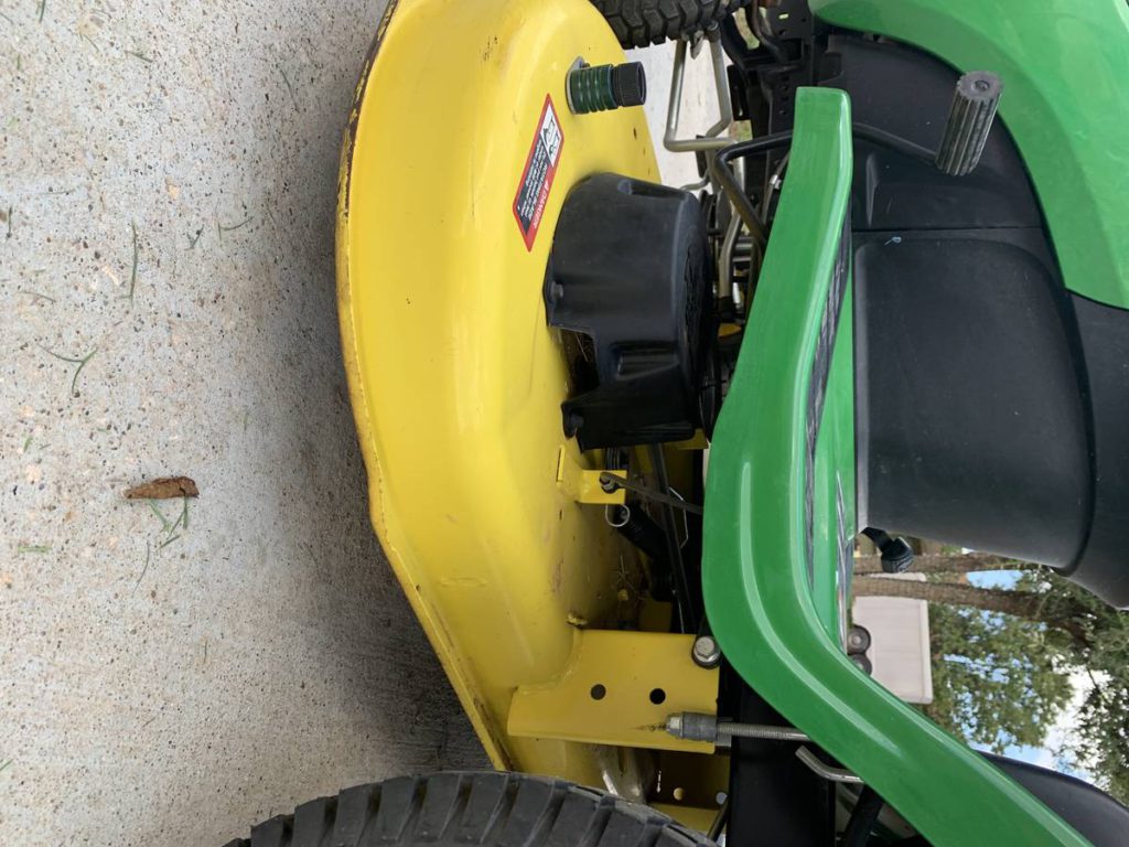 Very low hours 2018 John Deere e120 riding mower for sale - RonMowers