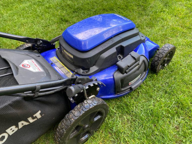 Kobalt KM210 21" Corded Electric Lawn Mower with Rear Bag RonMowers