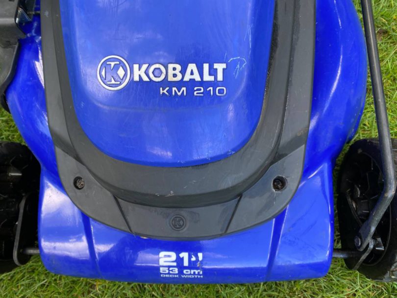 00d0d 1m6vgIqKzG7 0CI0t2 1200x900 810x608 Kobalt KM210 21 Corded Electric Lawn Mower with Rear Bag