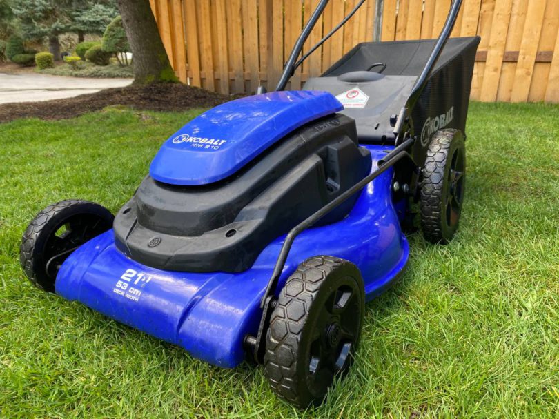 00d0d 6bQW1lIXf90 0CI0t2 1200x900 810x608 Kobalt KM210 21 Corded Electric Lawn Mower with Rear Bag
