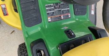00w0w cQM0ZLp1PS1 1320MM 1200x900 375x195 Very low hours 2018 John Deere e120 riding mower for sale